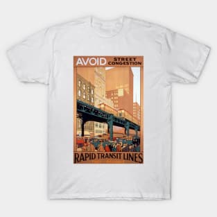 Vintage Travel - Rapid Transit Lines T-Shirt